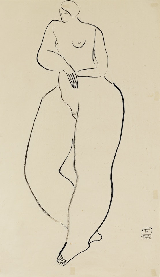 FEMME DEBOUT by Sanyu