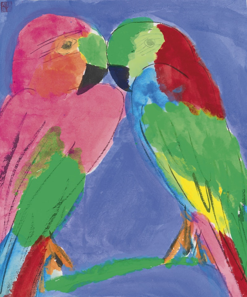 LOVEBIRDS by Walasse Ting