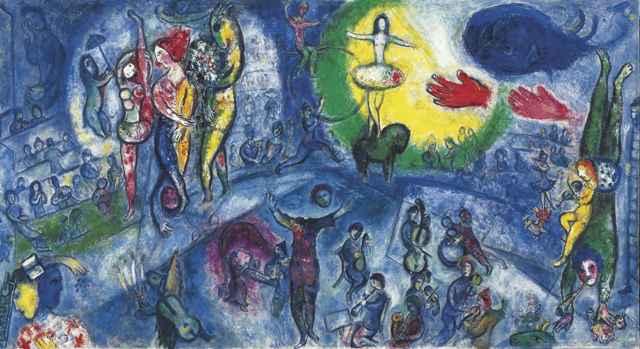 LE GRAND CIRQUE by Marc Chagall