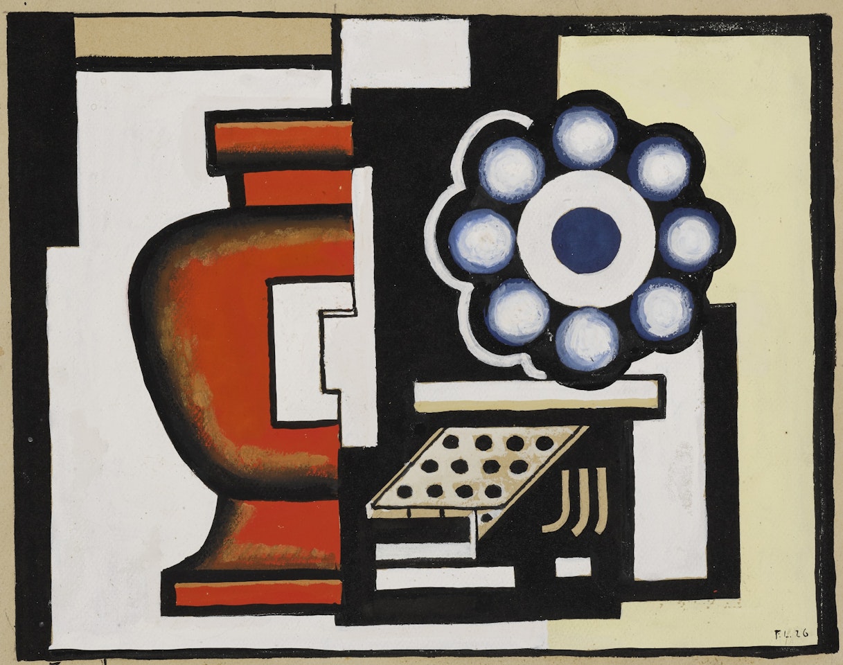 ÉTUDE POUR “LE MOVEMENT À BILLES” by Fernand Leger