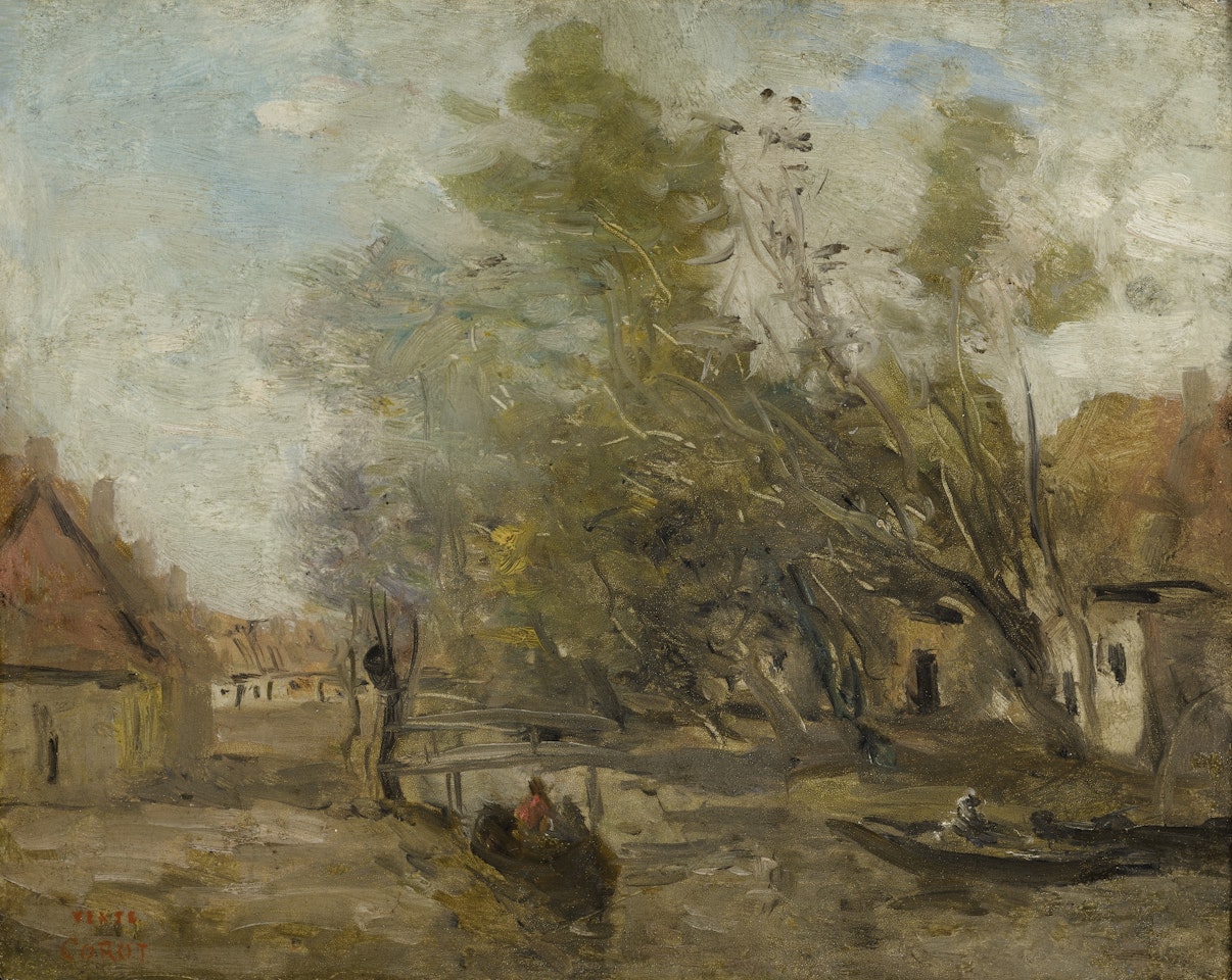 SOUVENIR DE LISELLES, PRÈS DE SAINT OMER by Jean Baptiste Camille Corot
