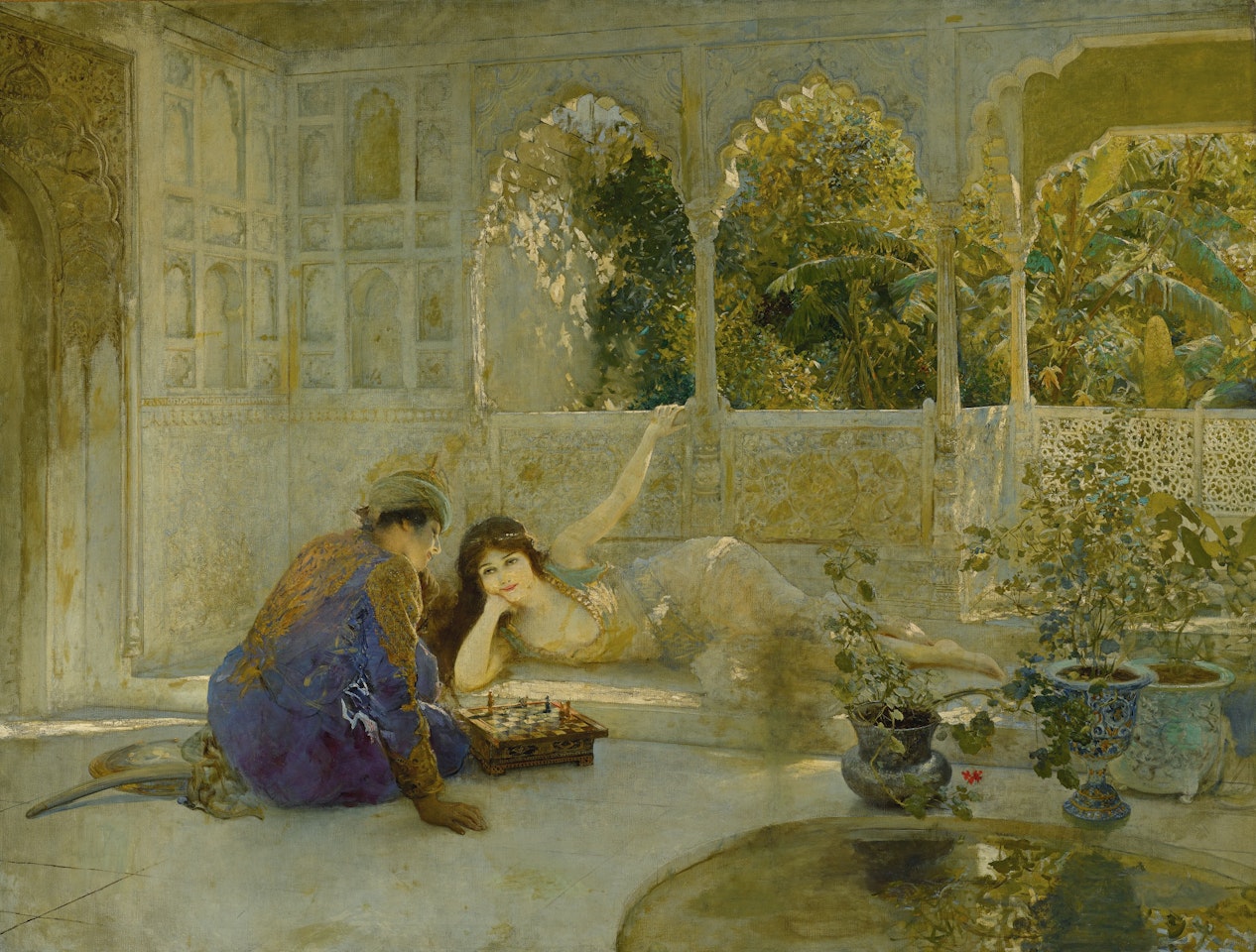 A GAME OF CHESS  by Edwin Lord Weeks