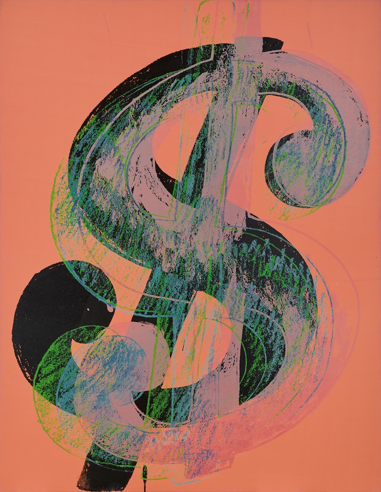 DOLLAR SIGN by Andy Warhol