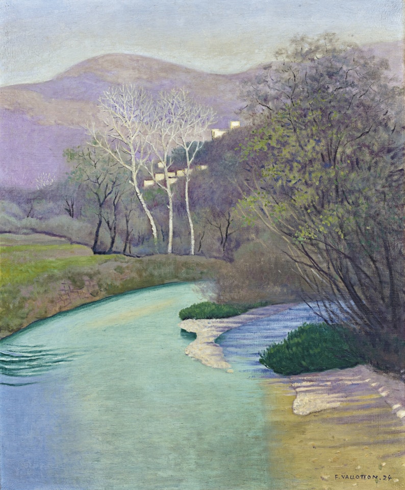 LE LOUP, PRÈS DE VILLENEUVE-LOUBET by Félix Vallotton