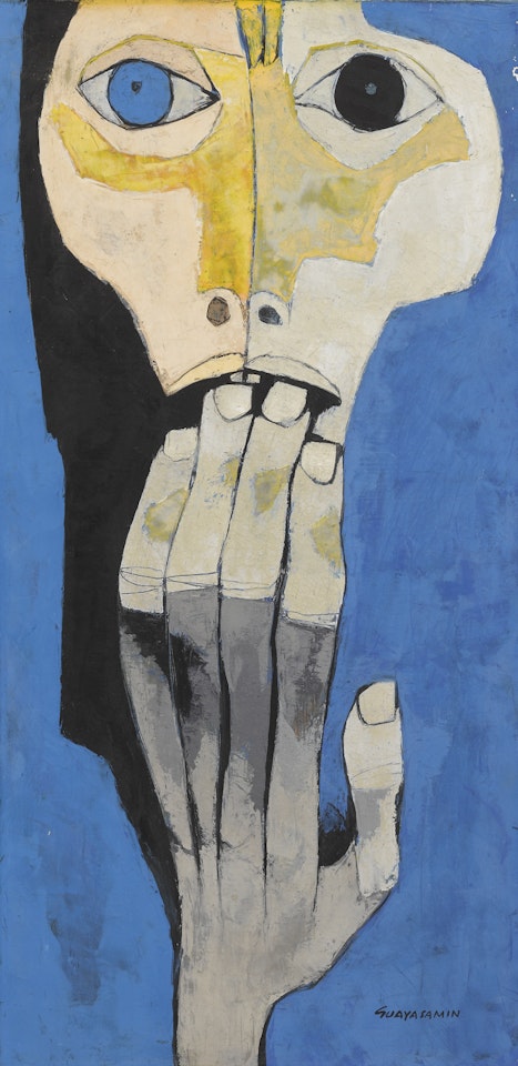 CABEZA Y MANO by Oswaldo Guayasamin