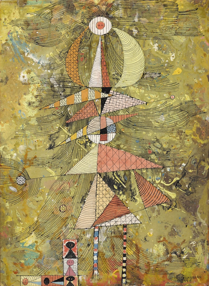 ABSTRACT COMPOSITION by René Portocarrero