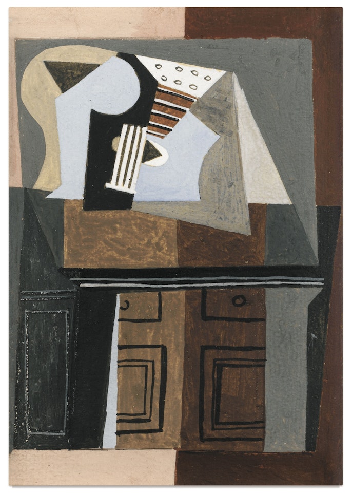 COMPOTIER SUR UN MEUBLE , FEBRUARY 18, 1920 by Pablo Picasso
