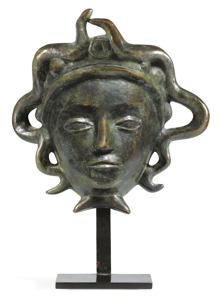 MASQUE AUX SERPENTS SCONCE by Alberto Giacometti