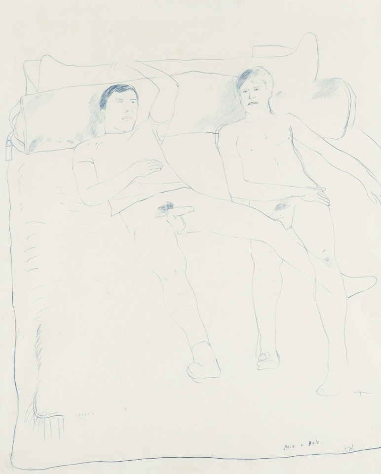 MOE + DALE by David Hockney