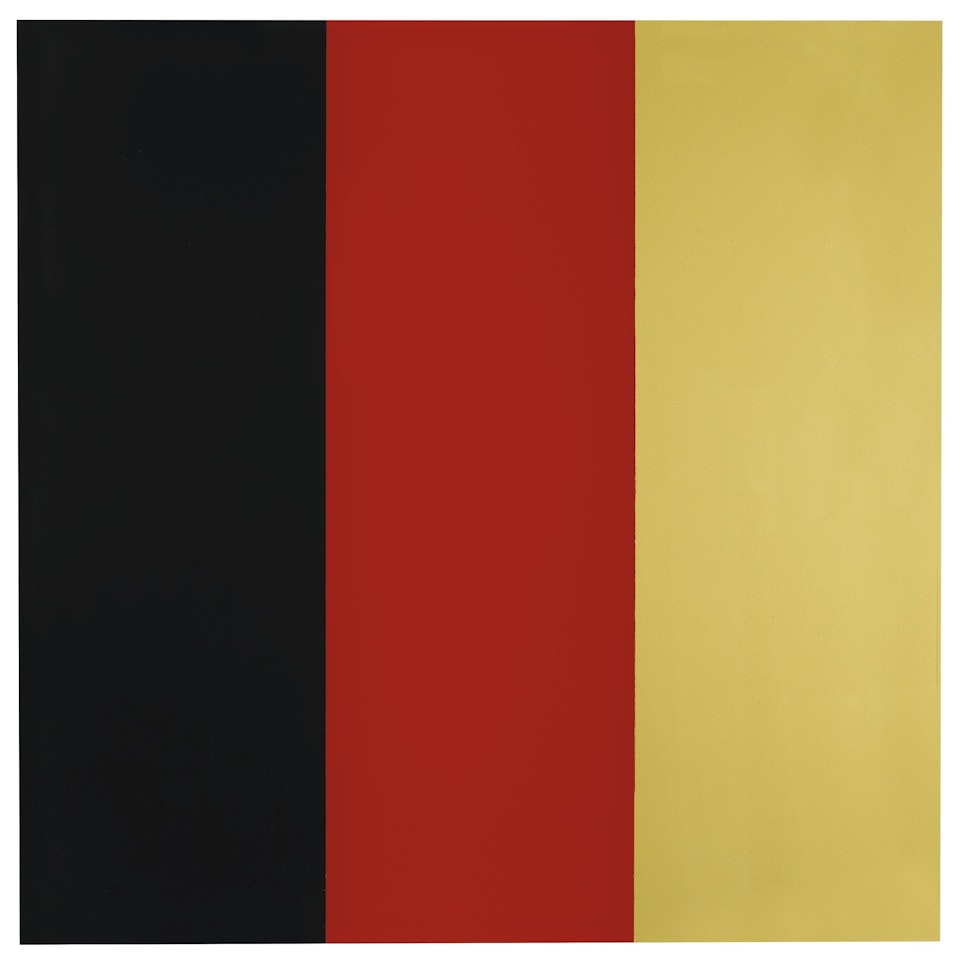 SCHWARZ, ROT, GOLD III (BLACK, RED, GOLD III) by Gerhard Richter