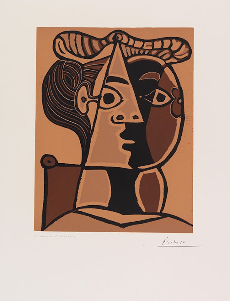 Femme assise au Chignon by Pablo Picasso