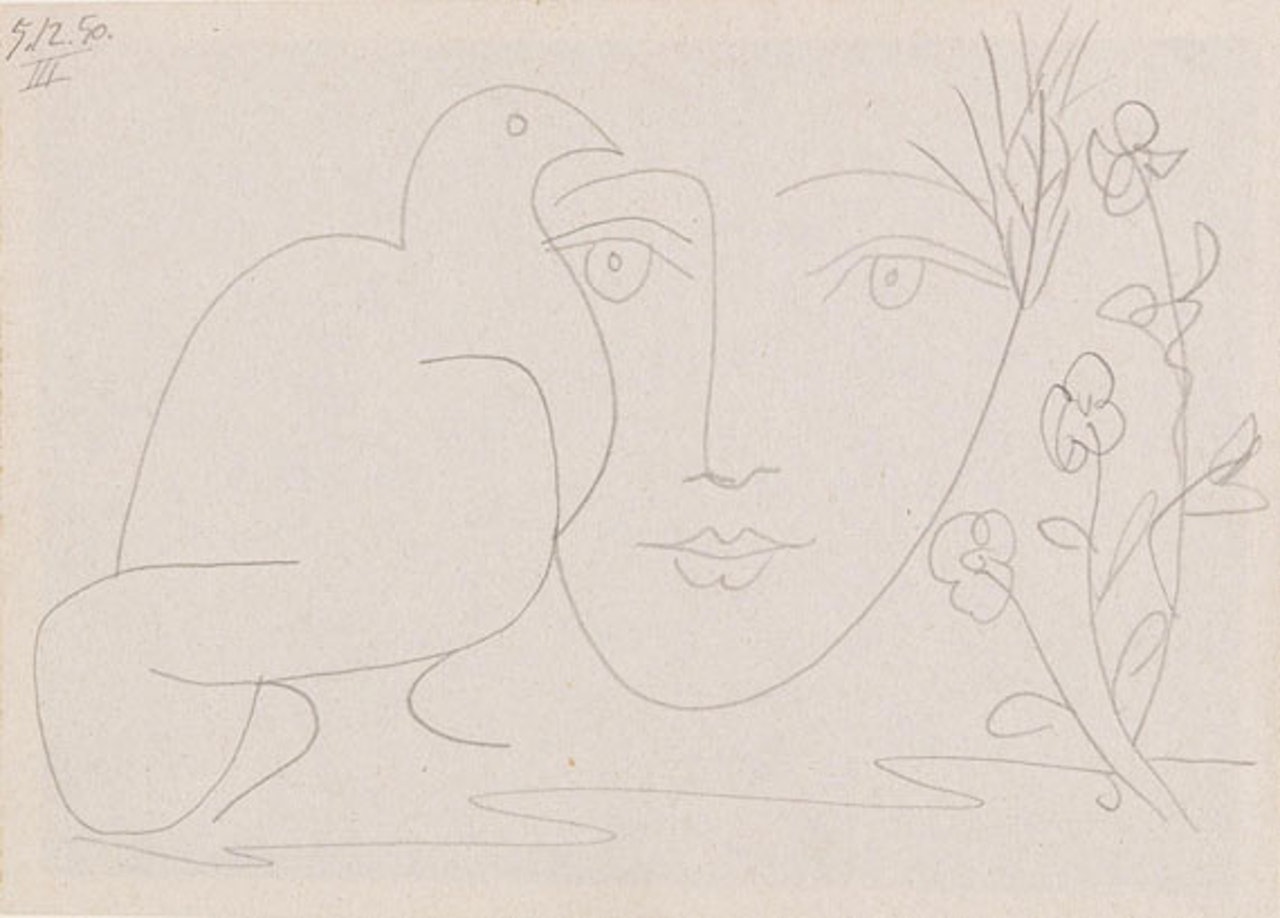 Visage de la Paix III by Pablo Picasso