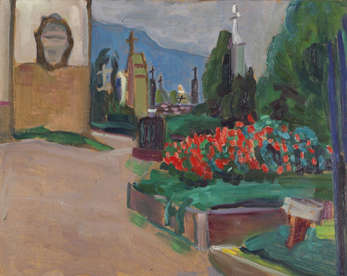 Kirchgarten in Murnau by Gabriele Münter