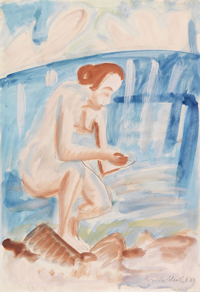 Badende by Erich Heckel