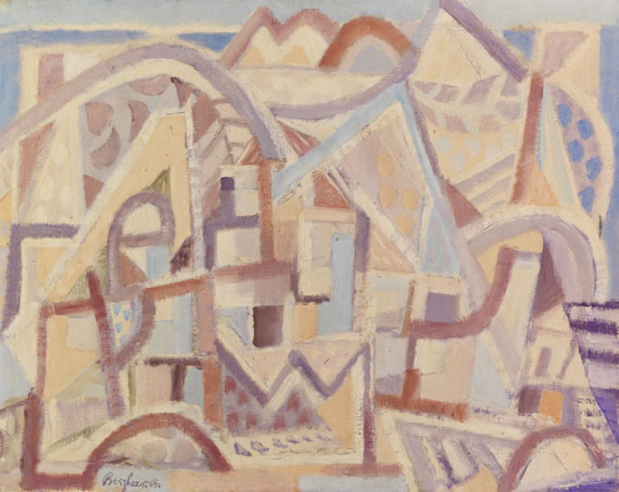 Stadt und Berg by Eduard Bargheer