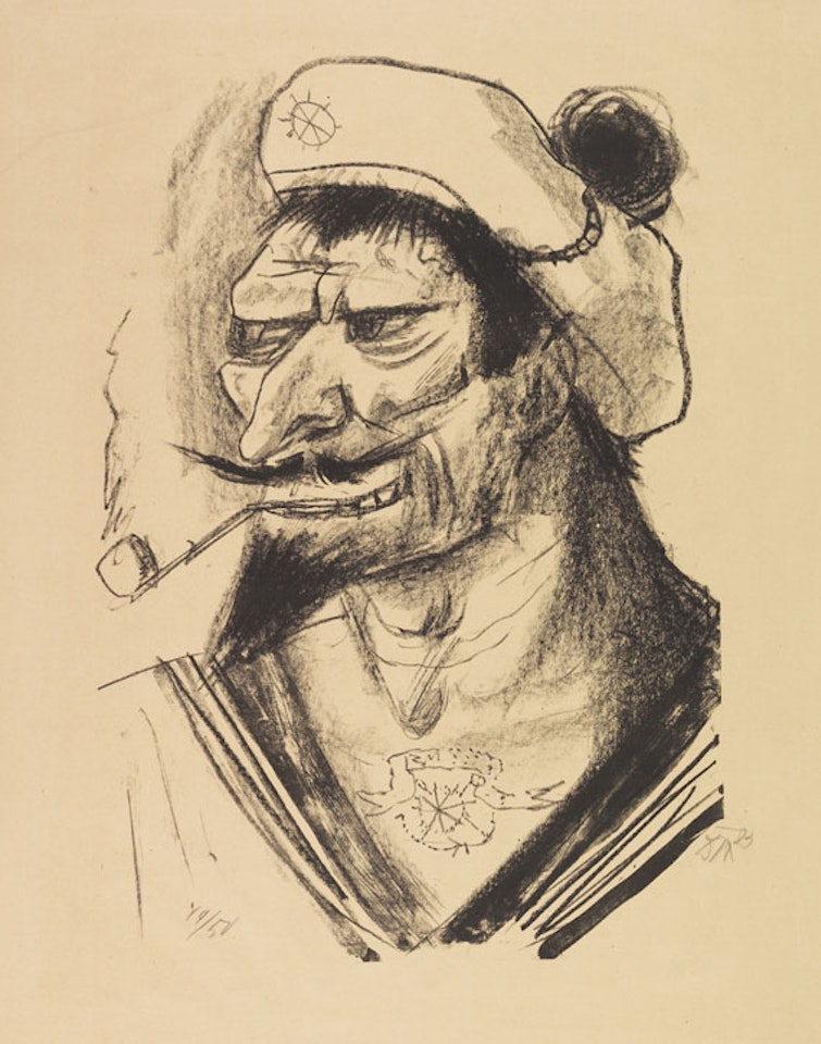 Südlicher Matrose by Otto Dix