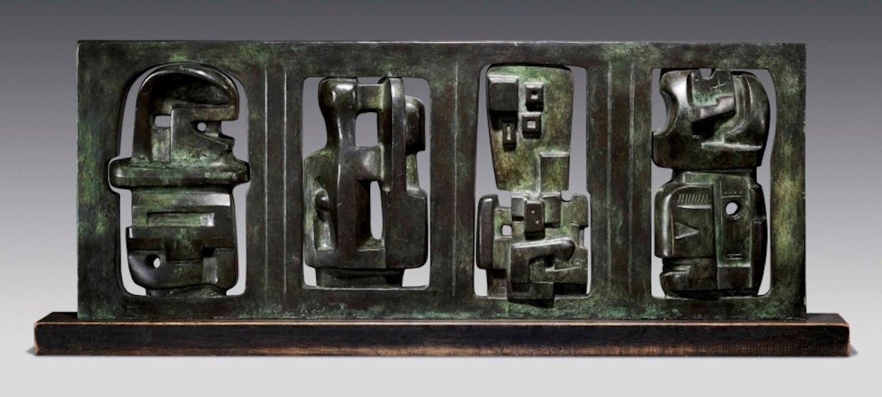 Time/Life Screen: Working Model by Henry Moore
