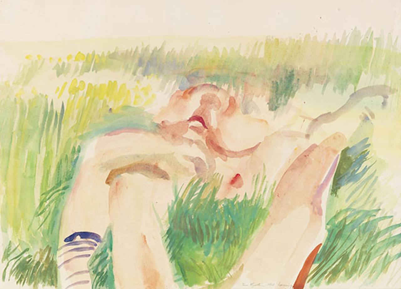 Im Garten by Maria Lassnig