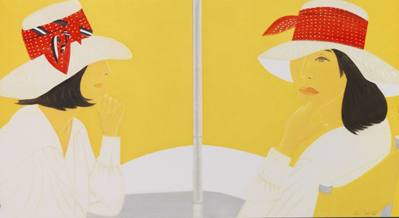 Red Band by Alex Katz