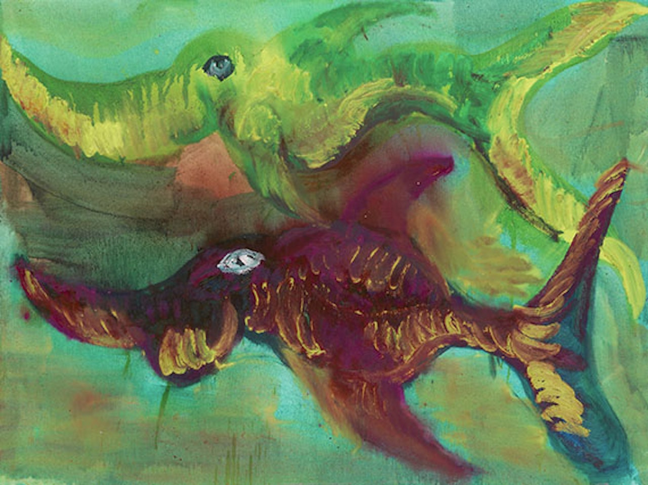 Fish by Rainer Fetting
