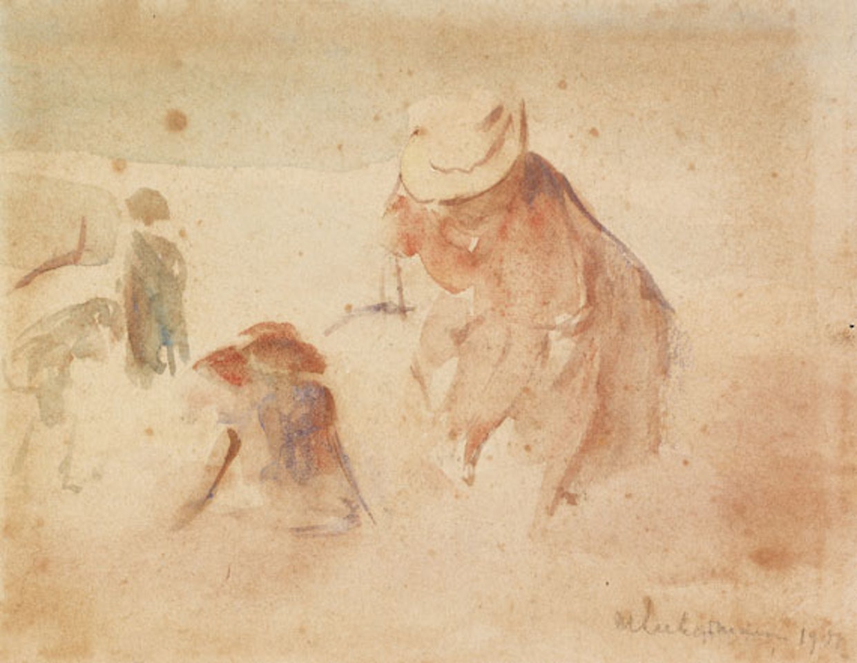 Am Strand by Max Liebermann