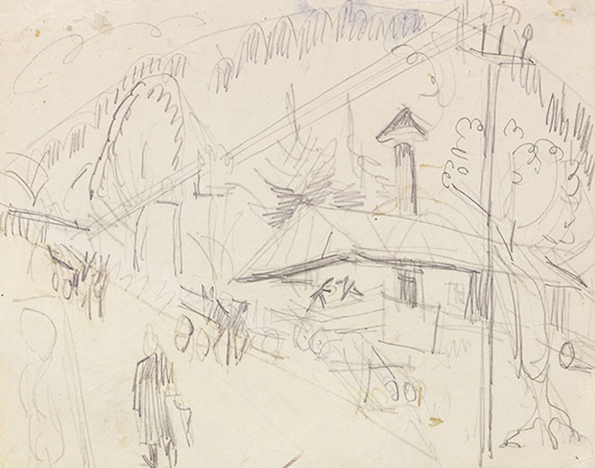 Sägemühle im Taunus by Ernst Ludwig Kirchner