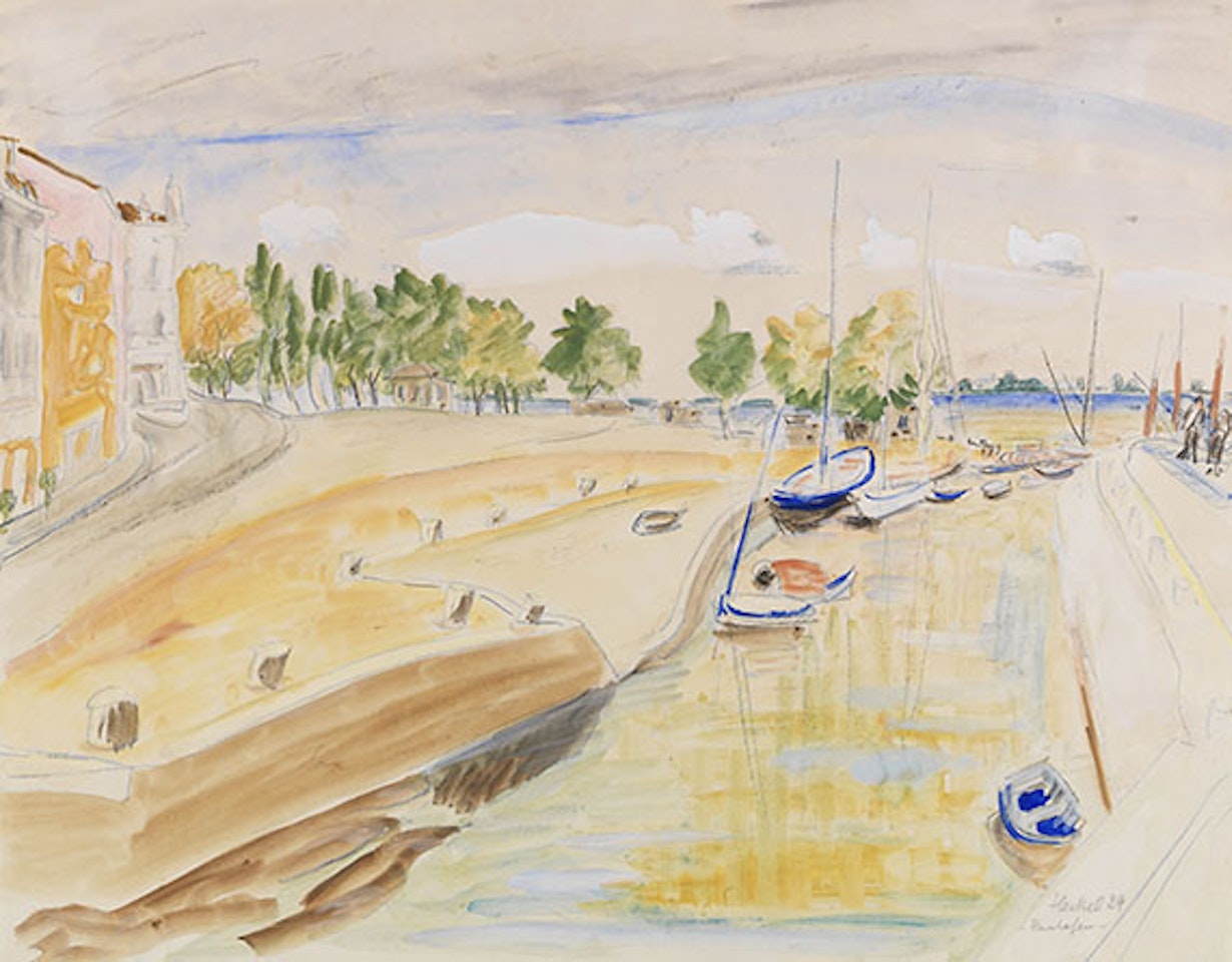 Flusshafen by Erich Heckel