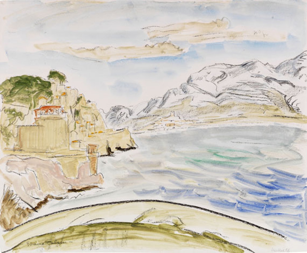 Graue Felsen (Marseille) by Erich Heckel