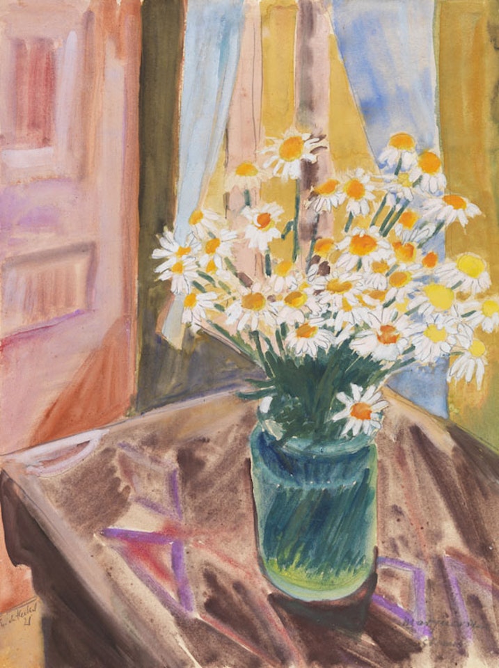Margeritenstrauß by Erich Heckel