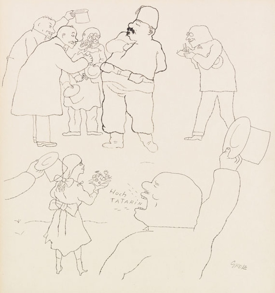 Hoch Tatarin by George Grosz