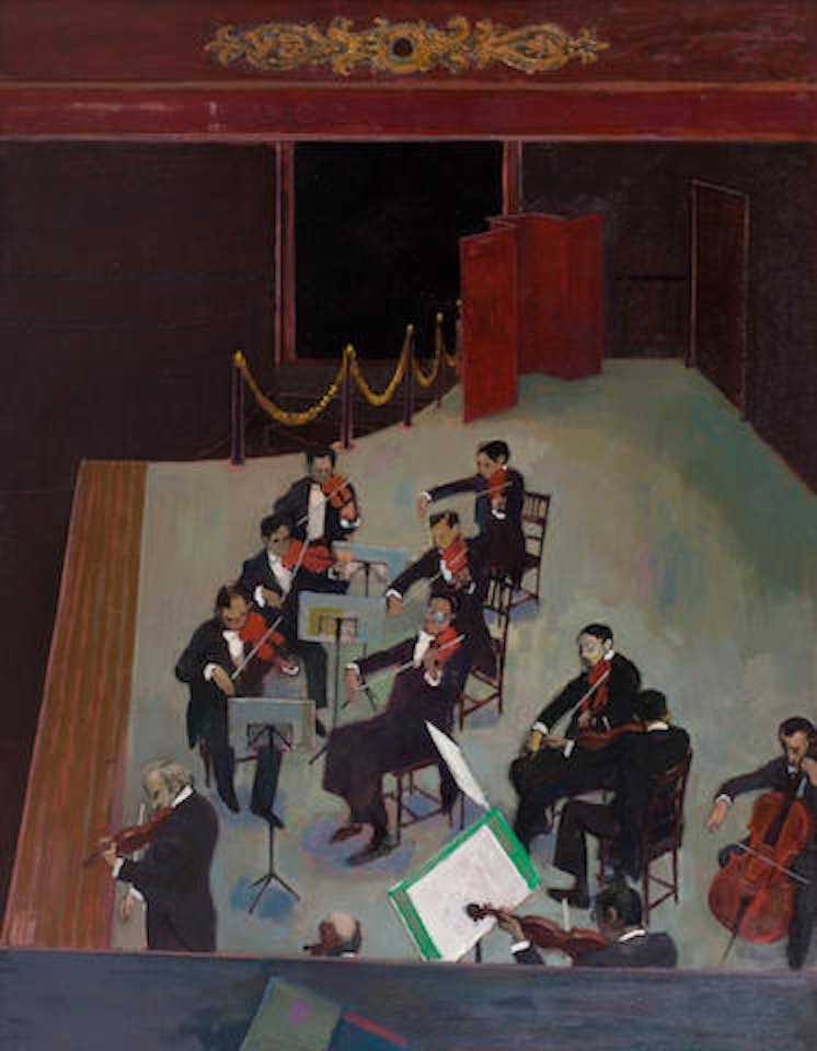 Yehudi Menuhin At The Caird Hall by Alberto Morrocco