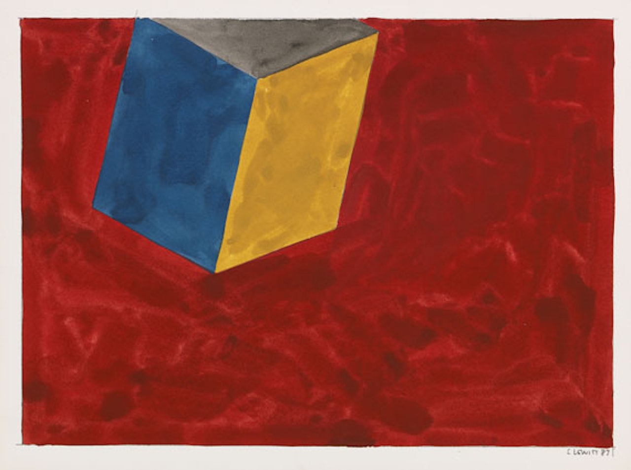 Tilted Form by Sol LeWitt