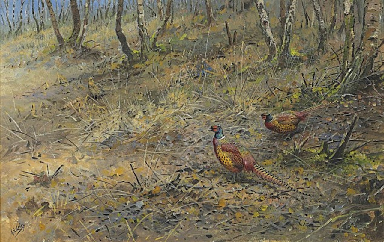 Disputed courtship' by George Edward Lodge