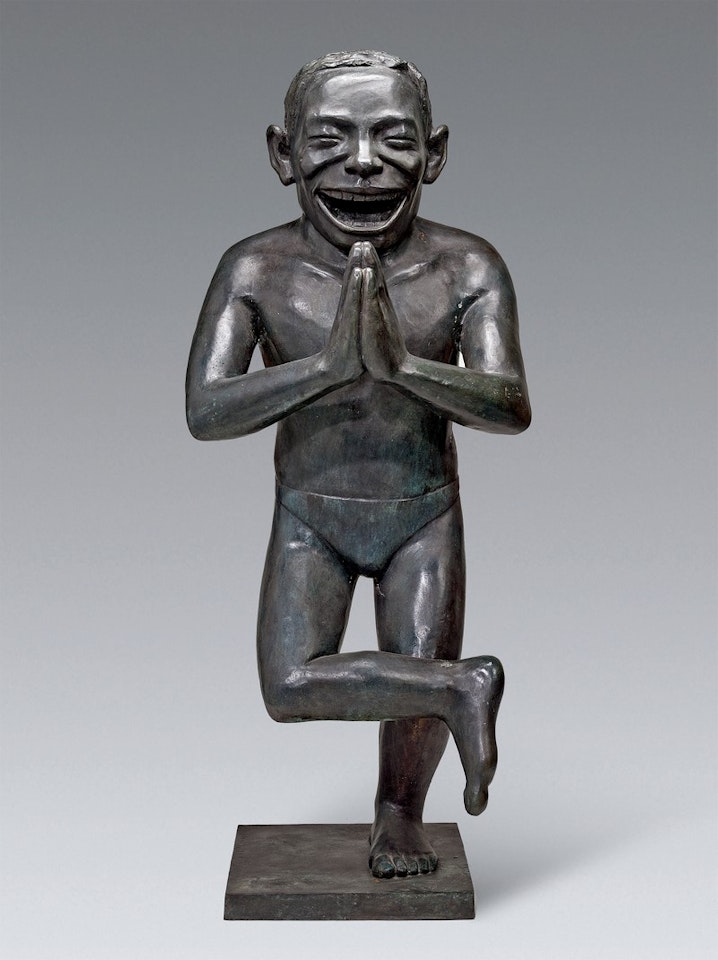 Statue A by Yue Minjun
