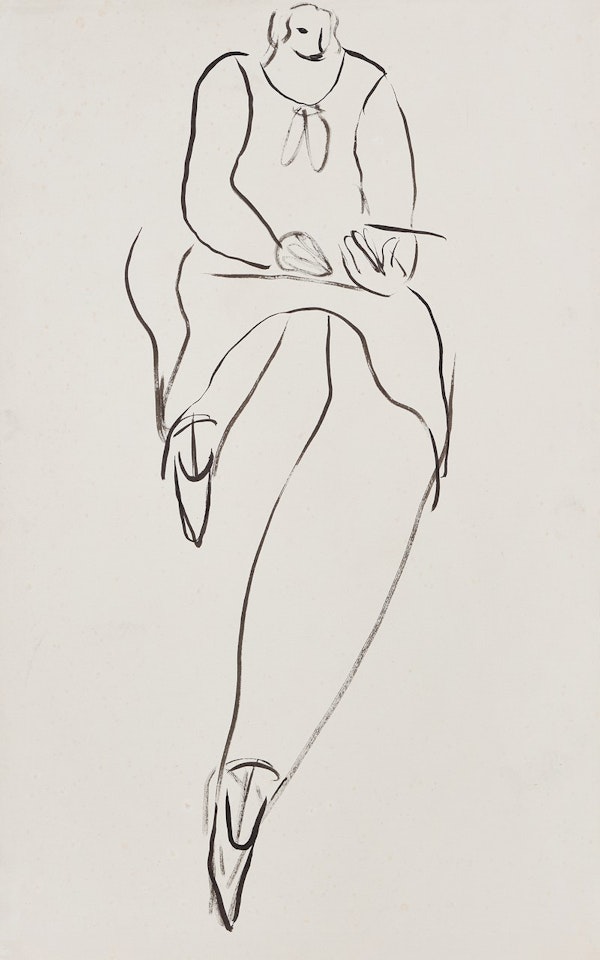 Drawing Lady by Sanyu