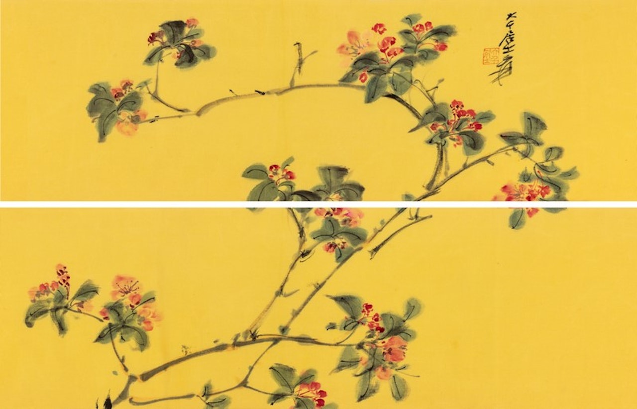 Obi Painted By Zhang Daqian by Zhang Daqian
