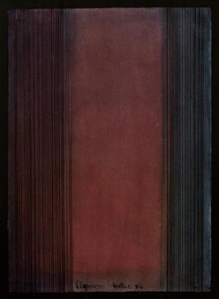 Requiem ,
1974 by Ralph Hotere