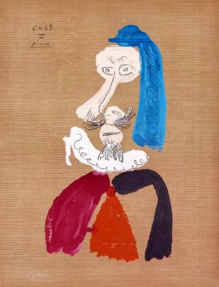 Portraits imaginaires 6.4.69 ,
1969 by Pablo Picasso