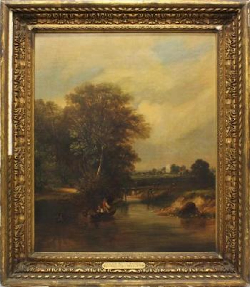 On the River Stour , by John Constable
