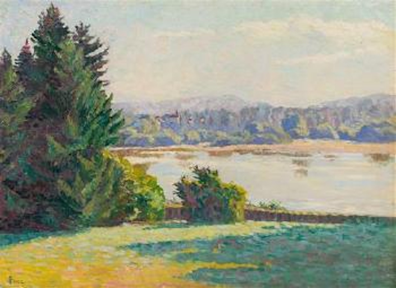 Scène du lac , by Maximilien Luce