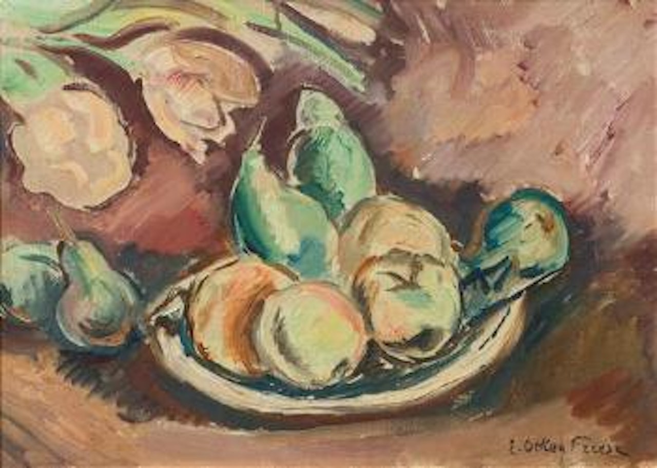 Nature morte aux poires , by Othon Friesz