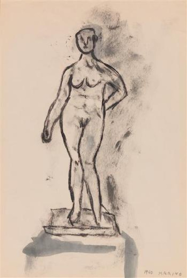 Nude Figure ,
1960 by Marino Marini