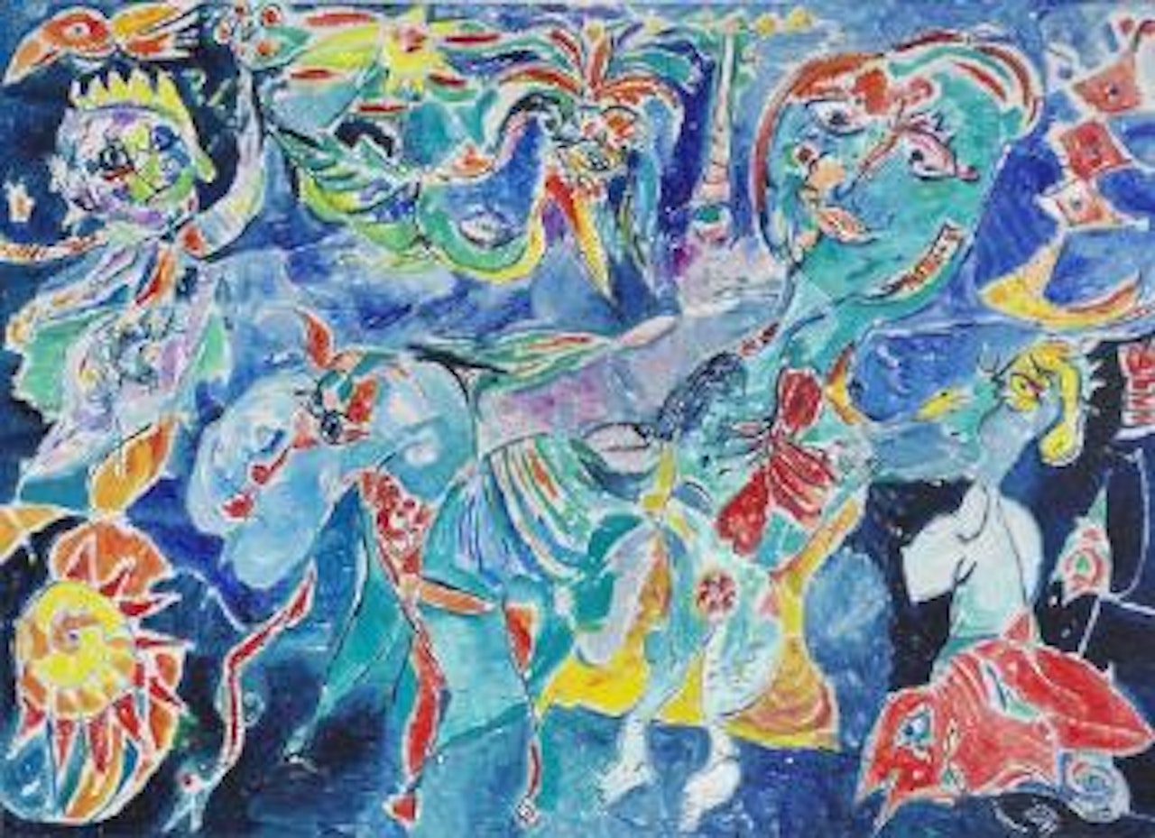 Himmelvejen (Celestial path) ,
1988 by Carl-Henning Pedersen