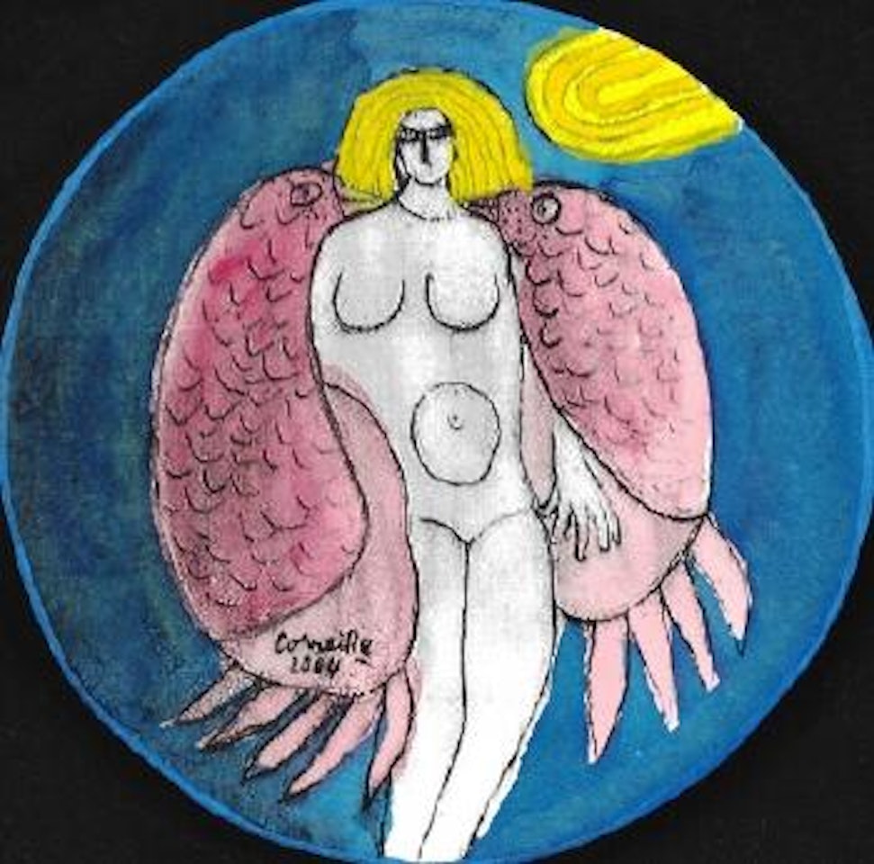 Femme et oiseaux ,
2004 by Corneille