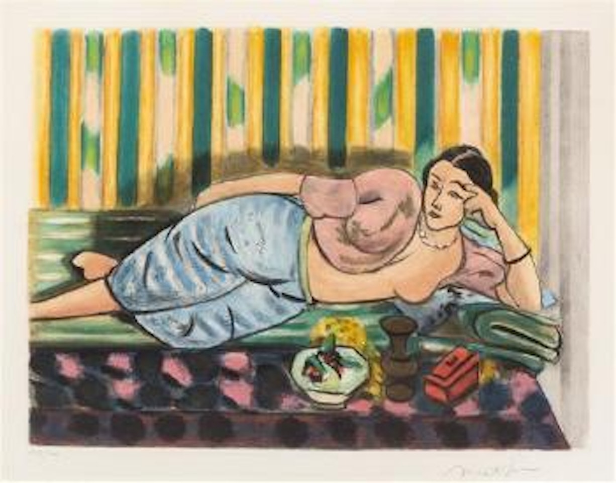 Odalisque au Cofret Rouge ,
Circa
1952 by Henri Matisse