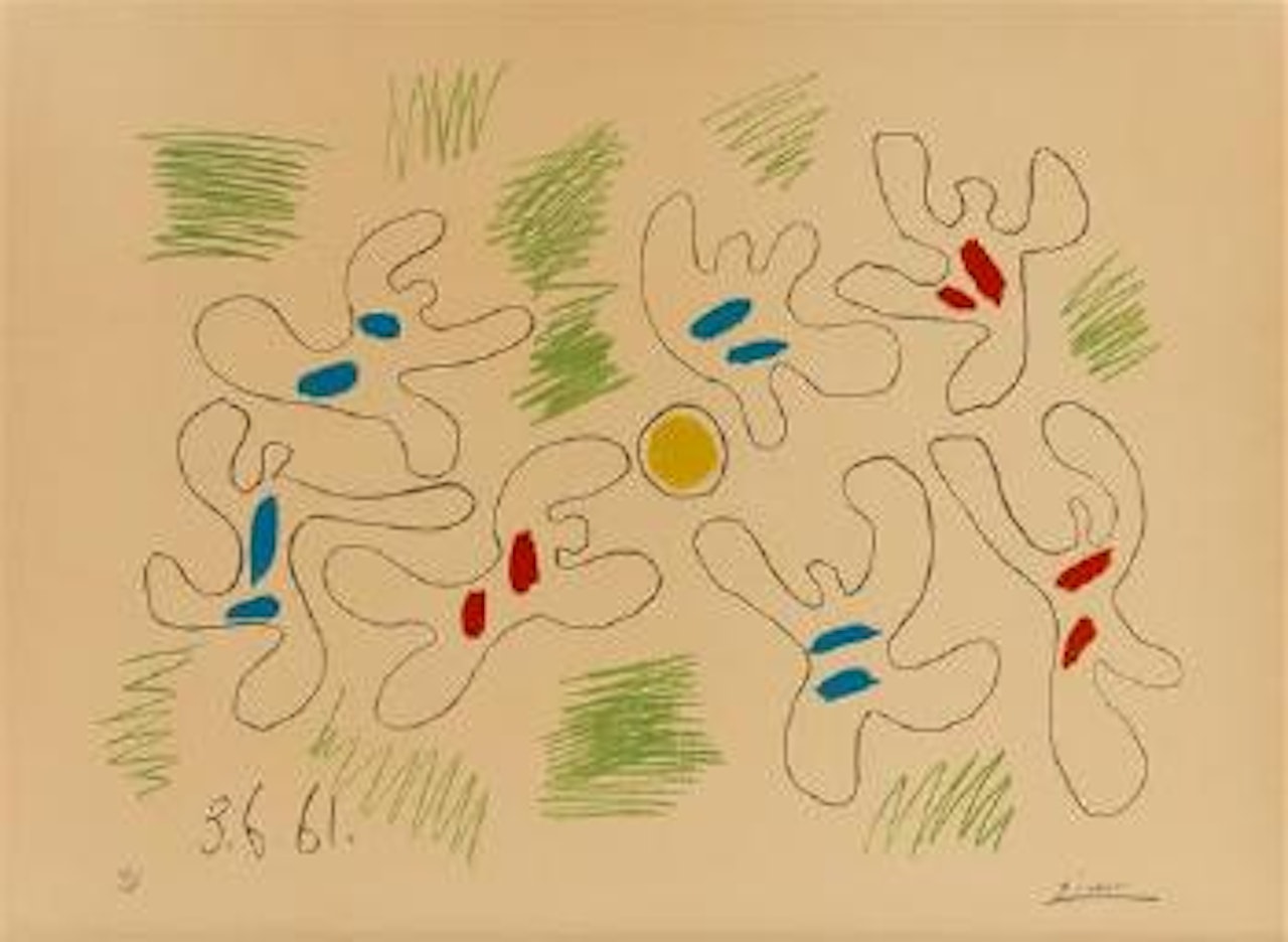 Football ,
1961 by Pablo Picasso