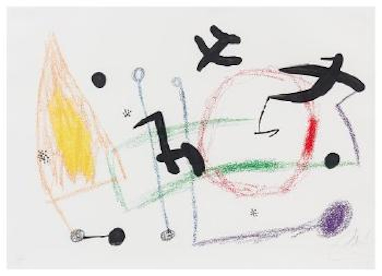 Untitled (from Maravillas con Variaciones Acrósticas en El Jardín de Miró) ,
1975 by Joan Miró