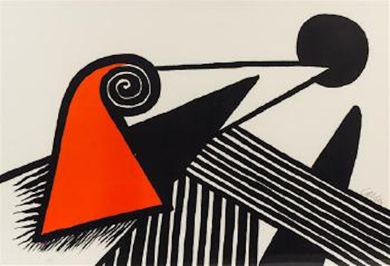 Bonnet Phrygien et Barres de Feu ,
Circa
1969 by Alexander Calder