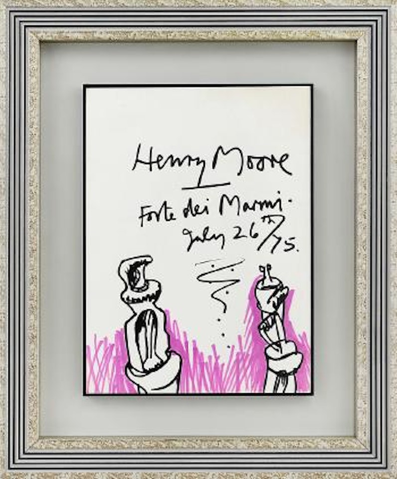 Senza titolo ,
1975 by Henry Moore