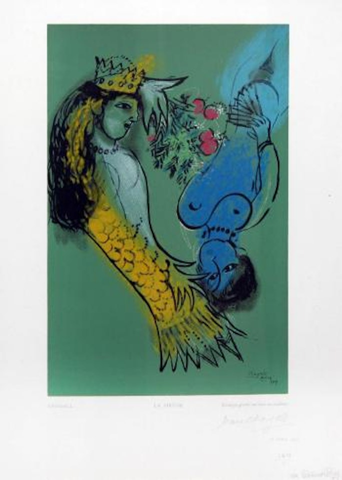 La Sirene ,
1950 by Marc Chagall